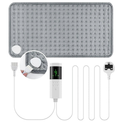 30*60cm Electric Heating Pads for Back Neck Shoulder Home Office Washable Winter Warm Blanket Timed Temperature Control - WILKYs