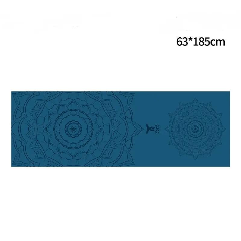 WILKYs0Non-slip printed yoga mat
 Name: Fleece Yoga Towel
 
 Size: 185CM*63CM
 
 Material: Double-sided velvet
 
 Thickness: 1.5MM


 
 
 
 
 
 
 
 
 
 
 
 
