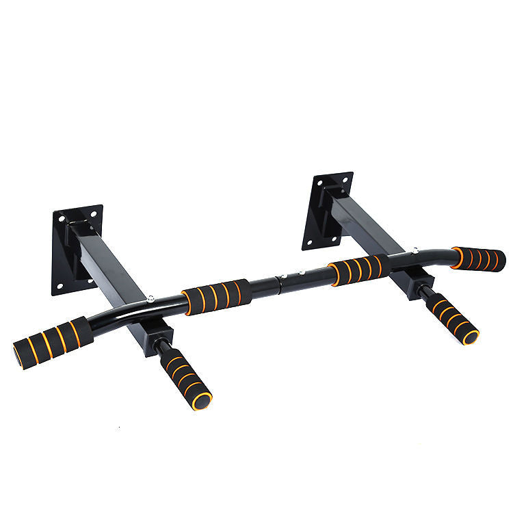 WILKYs0Indoor pull-up equipment
 Material: high carbon steel
 
 Applicable scenarios: fitness equipment, sports trends, fitness and body
 
 Specification: ordinary connecting bar
 
 Color: 2 spong