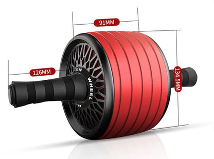 WILKYs0Home fitness abs wheel
 Available colors: red black
 
 Material: TPR + PP + stainless steel + sponge
 
 The complete set includes: wheels, stainless steel tubes, sponge handles, kneeling 