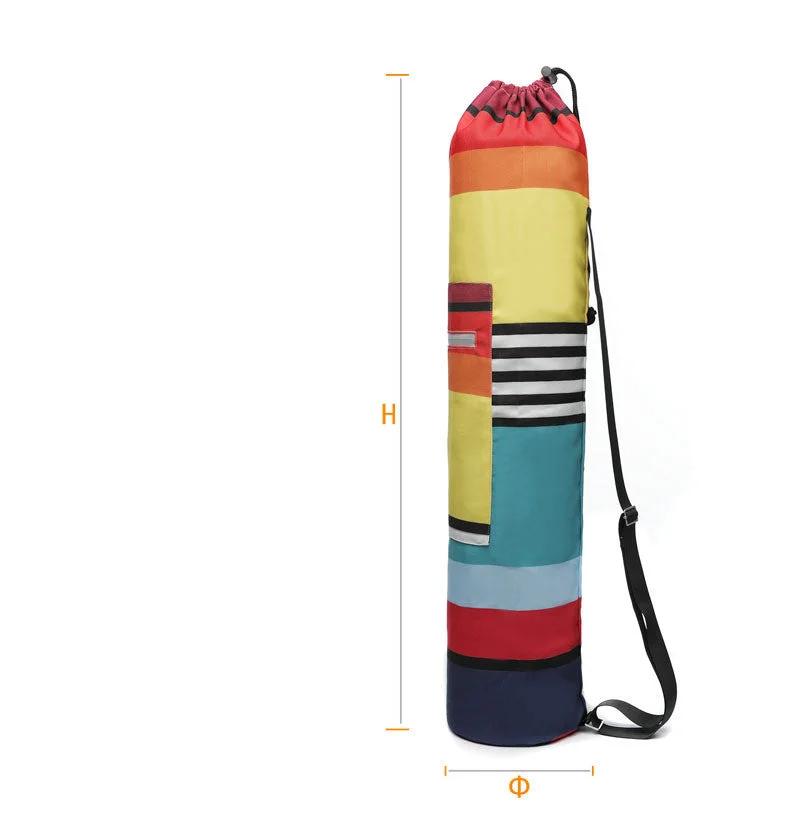 WILKYsBagsCanvas Yoga Bag 6MM Yoga Mat Shoulder BagExperience effortless yoga with our Canvas Yoga Bag! The spacious 6MM bag comfortably fits your yoga mat and other essentials. Made with durable canvas, it features 