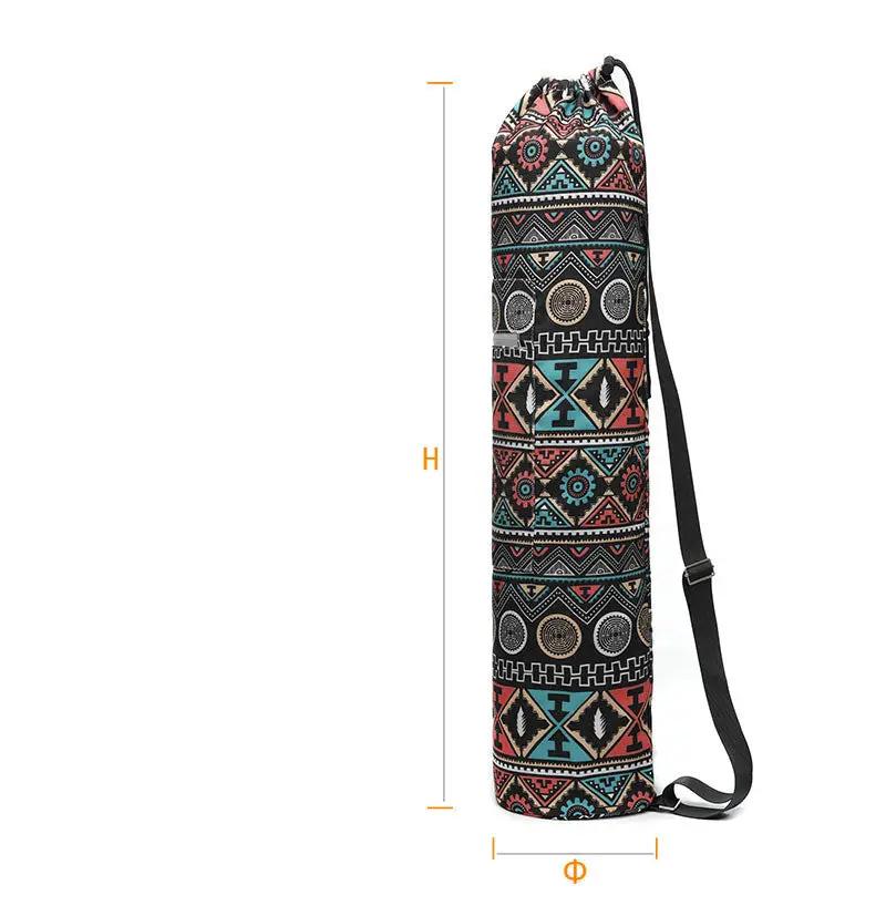 WILKYsBagsCanvas Yoga Bag 6MM Yoga Mat Shoulder BagExperience effortless yoga with our Canvas Yoga Bag! The spacious 6MM bag comfortably fits your yoga mat and other essentials. Made with durable canvas, it features 