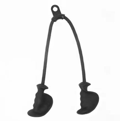 WILKYs0High Pull Down Back Gym Equipment Handle
 Product information:
 


 Material: Metal
 
 Application scenario: Fitness equipment
 
 Specifications: Bicep pull string grip, bird training handle, fitness pull 