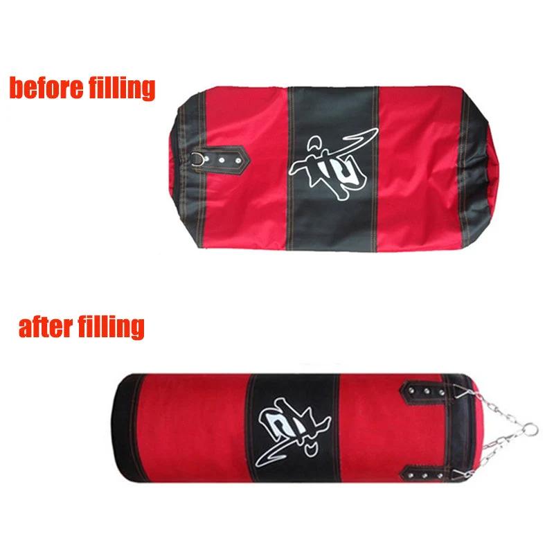 WILKYs0Home boxing punching bag
 Features:
 
 80-120 cm height.
 
 Bearing Weight:80cm-12kg,100cm-18kg,120cm-28kg,good for home training.
 
 Made of high-quality material oxford fabric
 
 Speciall