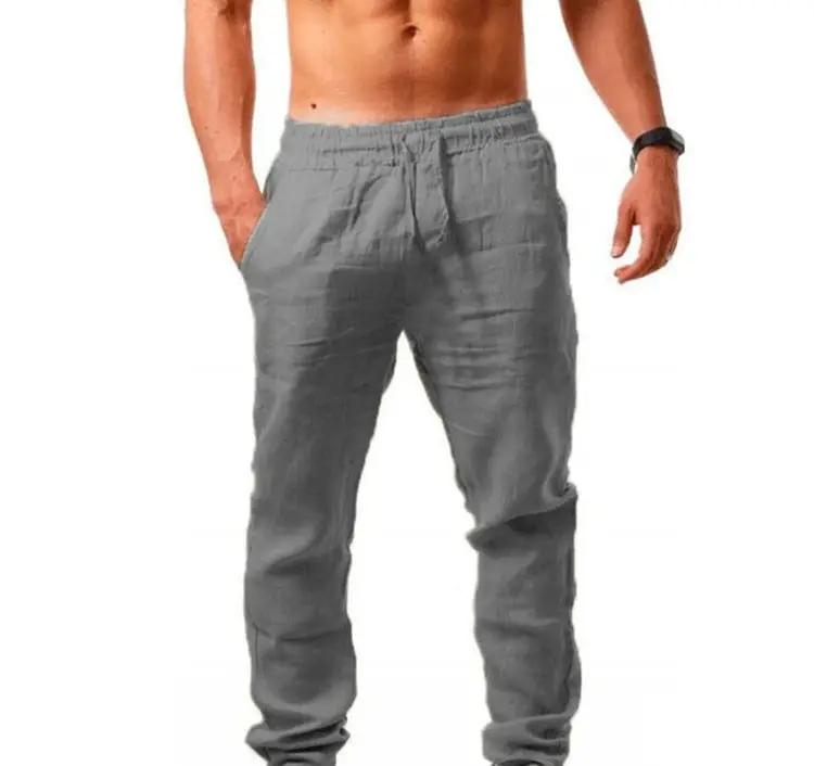 WILKYs4Hip Hop Breathable Cotton Linen Loose Casual Sports Pants
 Product information:
 
 Fabric name: polyester
 
 Style: Europe and America
 
 Waist type: mid-waist
 
 Whether there is a belt: with a belt
 
 Pants Placket: Teth