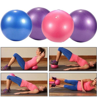 WILKYsExerciser BallExercise Scrub Yoga Balls Pilates BallsMaterial: PVC Specifications: 20-25cm in diameter
Color: purple, blue, pink, silver
Size description: Based on the production process, the size of the yoga ball is b