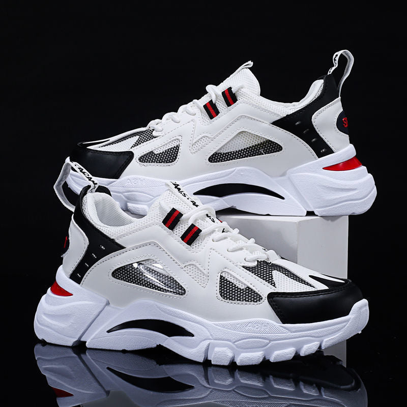 WILKYssneakersWhite Sneakers Men Non Slip Walking Running Shoes SportsExperience ultimate comfort and style with our White Sneakers for men. Designed for walking, running, and other sports activities, these non-slip shoes will keep you