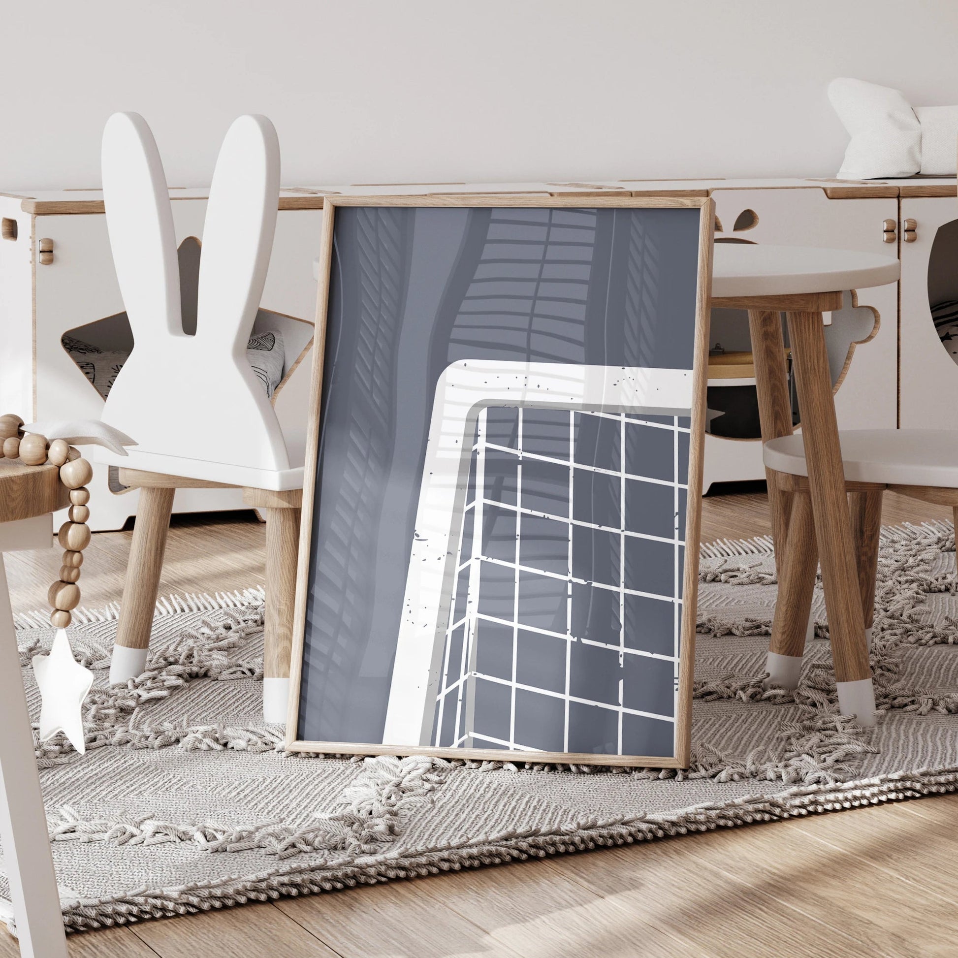 Personalized Football Jersey Wall Art – Custom Name & Number, 3pcs Set - WILKYs