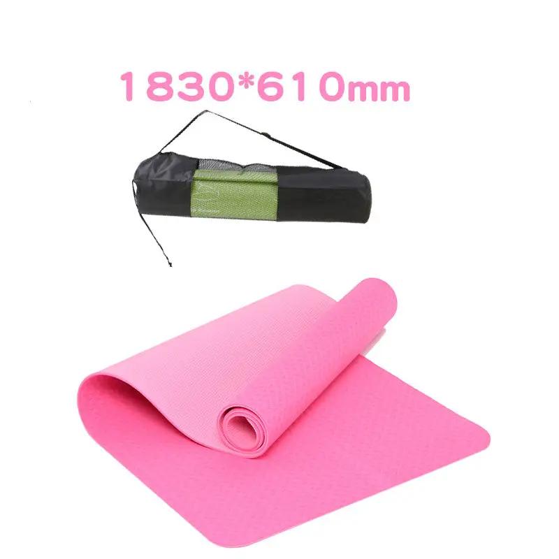 WILKYs0Non-slip tpe yoga mat
 Material: Environmental protection TPE
 
 Specification: 6MM
 
 
 Features:
 
 1. Small and light, easy to carry and carry in a yoga bag after the roll.
 
 2. Soft