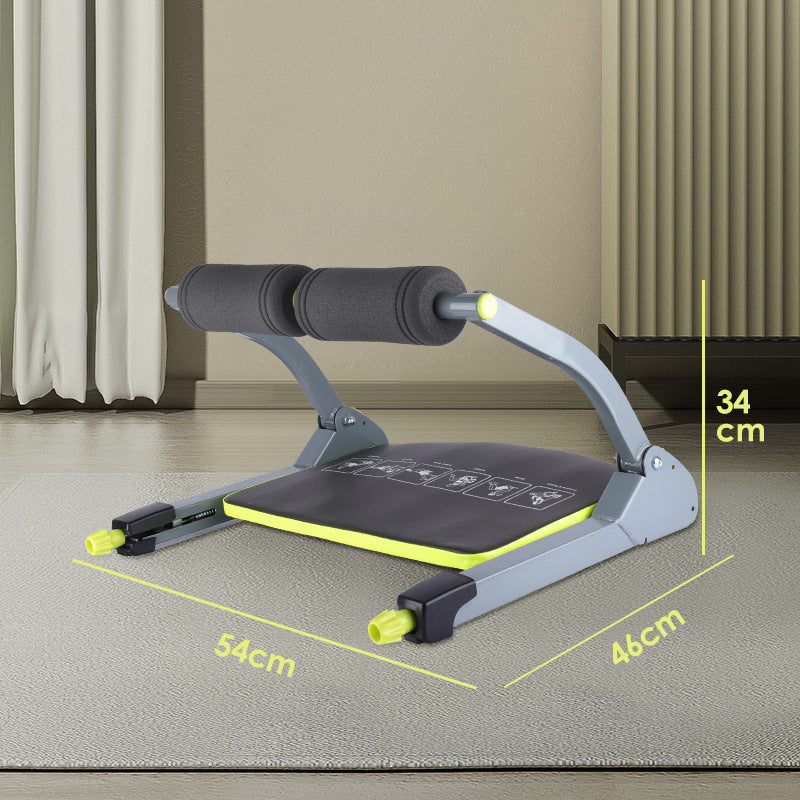 WILKYs0Portable Multi-purpose Sit-up Aid For Home Use
 Product information
 

Material: Steel-PU-Spring 
Expanded size: 54 * 46 * 34CM 
Suitable exercise: resistance exercise

  (abdomen/legs/arms/chest/hips/back)
 
 
