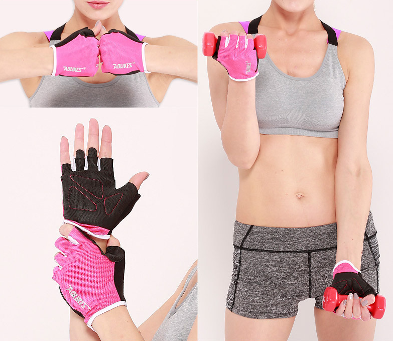 WILKYs0Workout Power Gloves
  
 Features and Benefits:
 


 - 
 STRONG GRIP:
  The unique palm design strategically developed to enhance comfort will give you a better grip. Half Finger Length