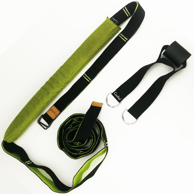 WILKYsExercise EquipmentYoga Strap Exercise Gym Belt Pilates


This yoga strap is a versatile accessory that can help you improve your flexibility, balance, and posture. It is made of durable cotton-poly-jersey fabric that is