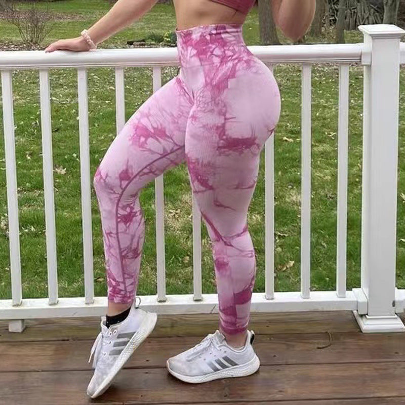 WILKYs4Tie Dye Leggings Women Fitness Yoga Pants Seamless Push Up Workout Tig
 Overview:
 
 Unique design, stylish and beautiful.
 
 Good material, comfortable wear.
 
 A variety of colors, any choice.
 
 
 


 Product Information:
 
 Suitabl