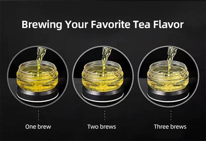 500ml Tea Infuser Vacuum Flask Stainless Steel Insulated Cup with Independent Tea Storage Handle Travel Mug Business Cup Gifts - WILKYs