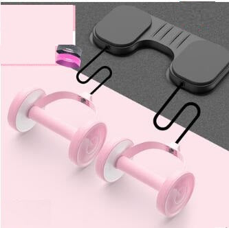 WILKYs0Abdominal Ring and Abdomen Fitness Equipment Household Curling Abdomin
 Material: non-slip foam +PP+ soft rubber + solid anti-rust steel beam
 
 Features: strong drawstring anti-break, anti-aging mat is made of high quality foam, anti-