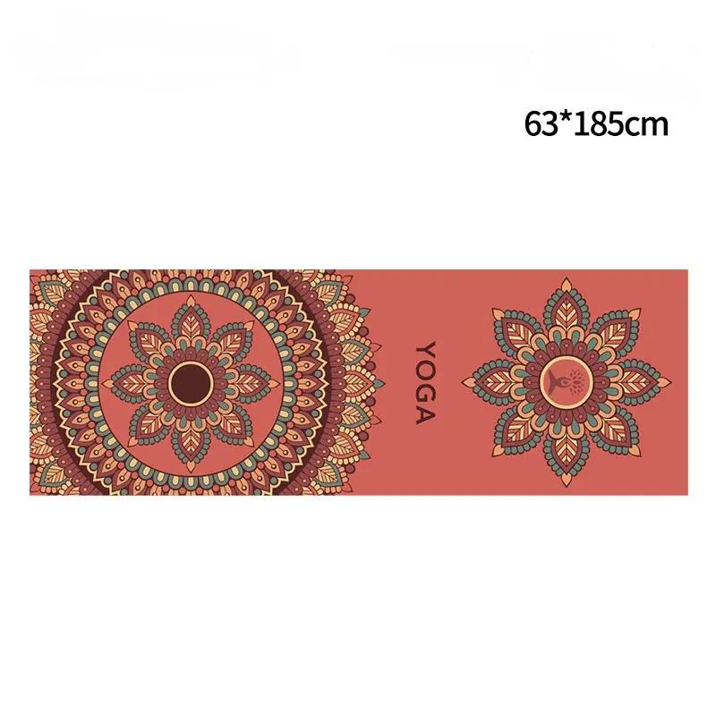 WILKYs0Non-slip printed yoga mat
 Name: Fleece Yoga Towel
 
 Size: 185CM*63CM
 
 Material: Double-sided velvet
 
 Thickness: 1.5MM


 
 
 
 
 
 
 
 
 
 
 
 
