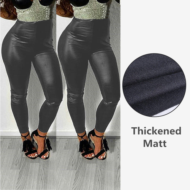 WILKYsLeggingsHigh Waist LeggingsIntroducing our amazing new high waist leggings! These PU leather leggings are perfect for any woman who wants to look sexy and stylish. They are made of a high qual