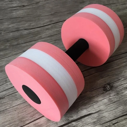 WILKYs0Water sports aerobics dumbbells
 Material: EVA
 
 Specification: 27 (cm)
 
 Applicable scenarios: fitness equipment, sports trends, fitness beauty, extreme challenges, swimming and wading
 


 Wei