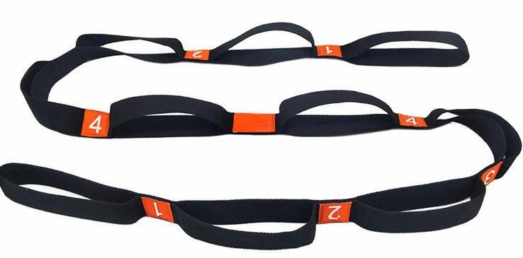 WILKYs0Yoga Stretch Strap Elasticity Yoga Strap with Multiple Grip Loops
 
 
 Overview:
 
 
 1. VISUALIZE YOUR PROGRESS - The individual numbered loops will help you see your progress in stretching. As opposed to the buckle straps, you d