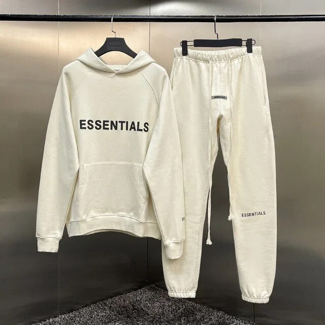 WILKYsSweat SuitReflective Hoodies sets Letter Prints Jumpsuit Sweatsuit TracksuitsThe "Reflective Hoodies"  are a fashionable and high-quality clothing set that includes both a hoodie and pants. Here are the key details:                           