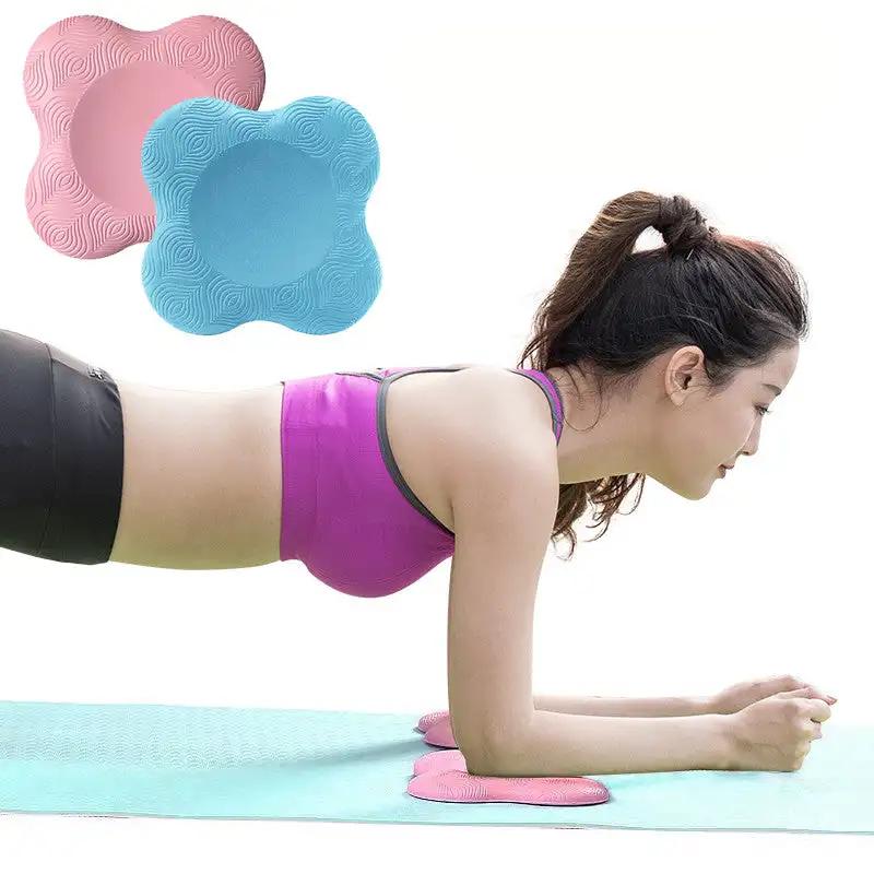 WILKYs0Yoga Flat Support Pad
 100% brand new and high quality
 
 Features:
 
 High quality round yoga mat.
 
 PU rubber material, non-toxic and tasteless, soft and durable.
 
 The design is cle