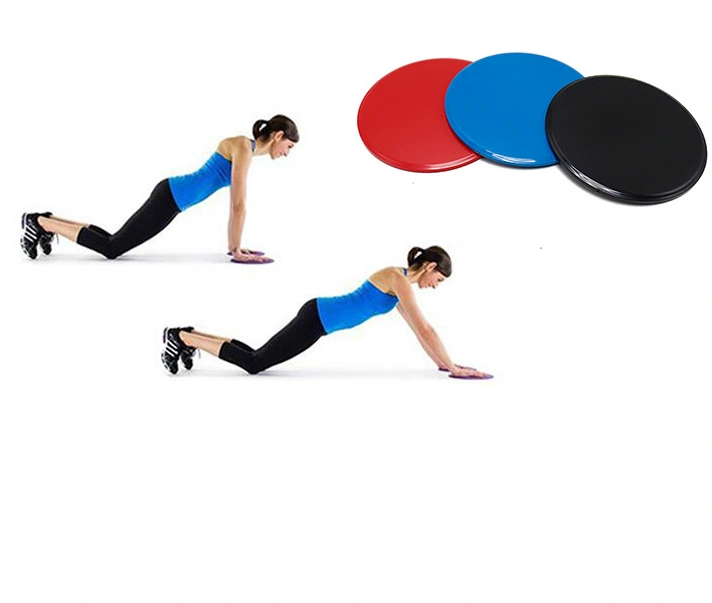 WILKYs0Fitness Sliding Disc Coordination Ability Round Sliding Mat
 Overview: 
 
 PP plastic, environmentally friendly and tasteless, withstand pressure and drop resistance, strong and durable
 
 EVA cushion with EVA cushion and no