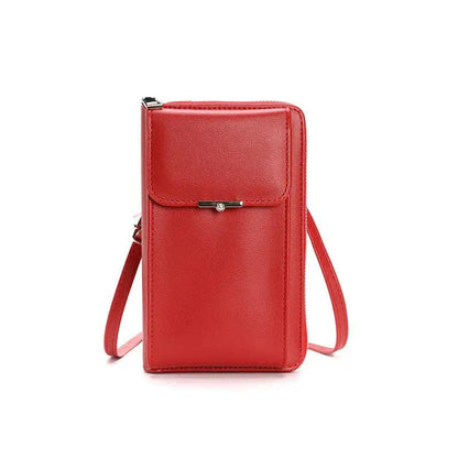 WILKYs4Fashion Large Capacity Mobile Phone Bags Women Small Zipper Crossbody 
 Product information:
 


 lining Polyester
 
 Fabric. PU
 
 Capacity. Credit cards, cell phones, large bills, tickets, change and other carry-on items
 
 Color: Bl