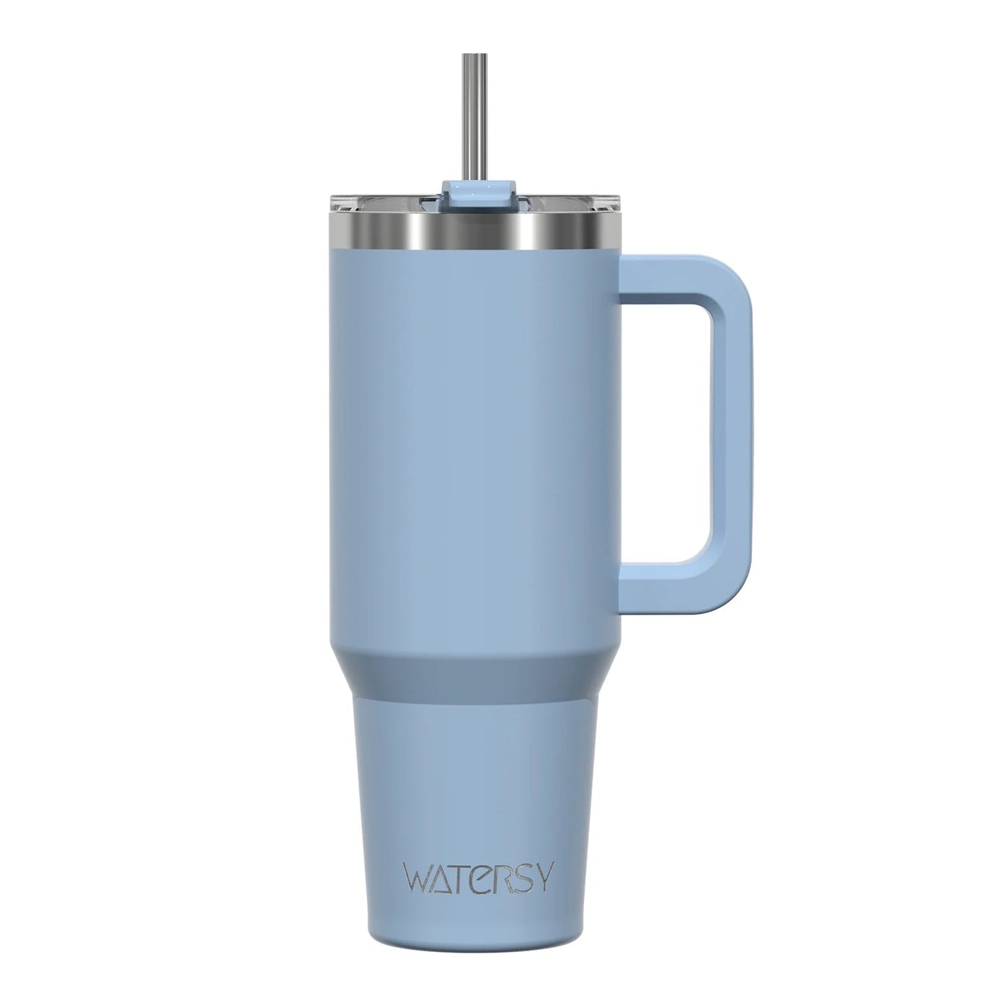 591ml Stainless Steel Insulated Cup 20oz Tumbler with Handle and Straw Keep Cold and Hot Thermal Mug Portable Car Travel Mug - WILKYs