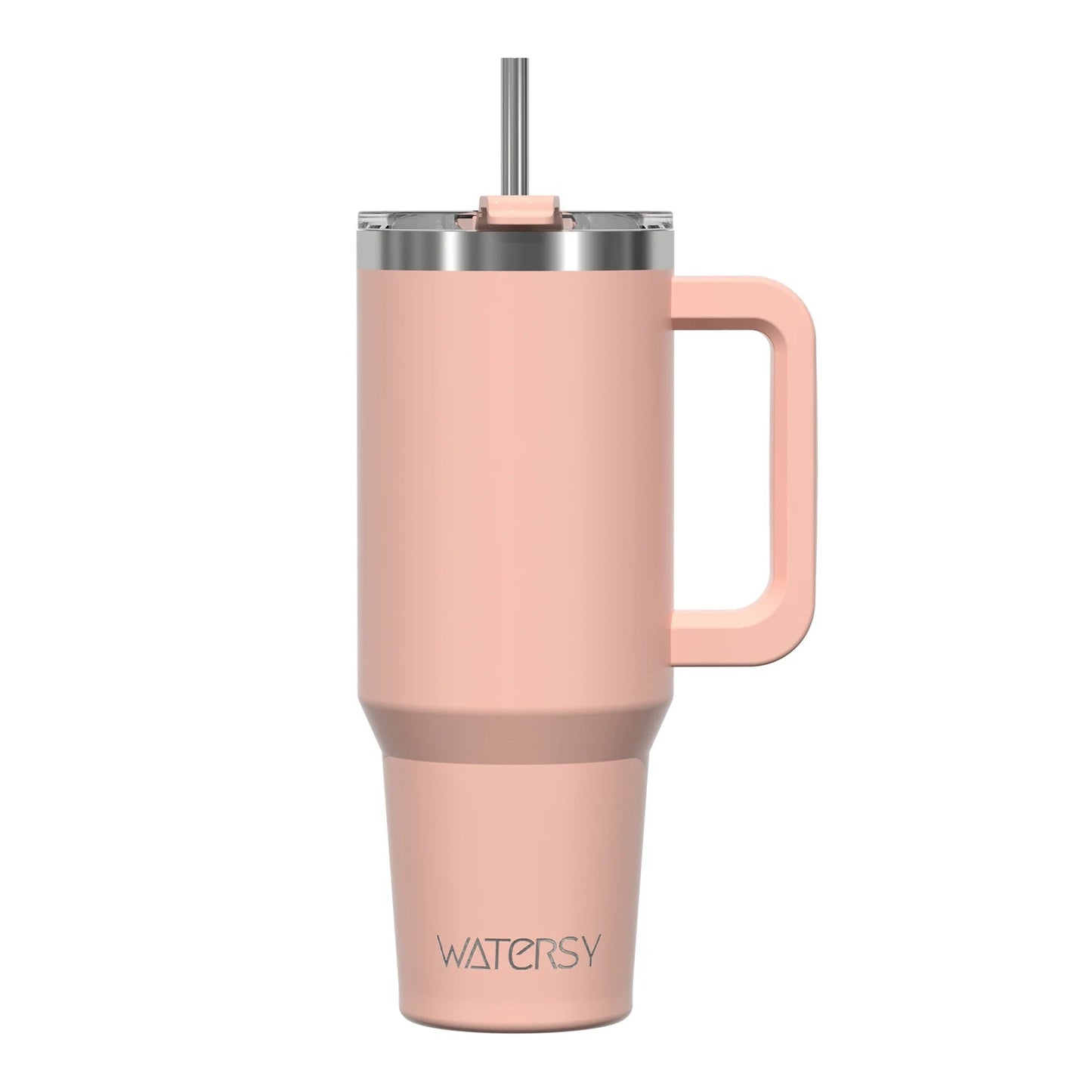 591ml Stainless Steel Insulated Cup 20oz Tumbler with Handle and Straw Keep Cold and Hot Thermal Mug Portable Car Travel Mug - WILKYs