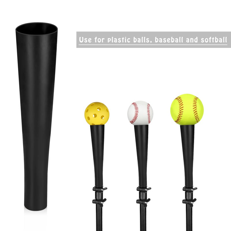 WILKYs0Baseball And Softball Hitting TEE Accessories
 Product information:
 


 Material: abrasion resistant rubber
 
 Length: size 7.9"
 
 Weight: 90g.
 
 Quantity: 1 rubber topper


 
 Packing list:

Rubber top cove