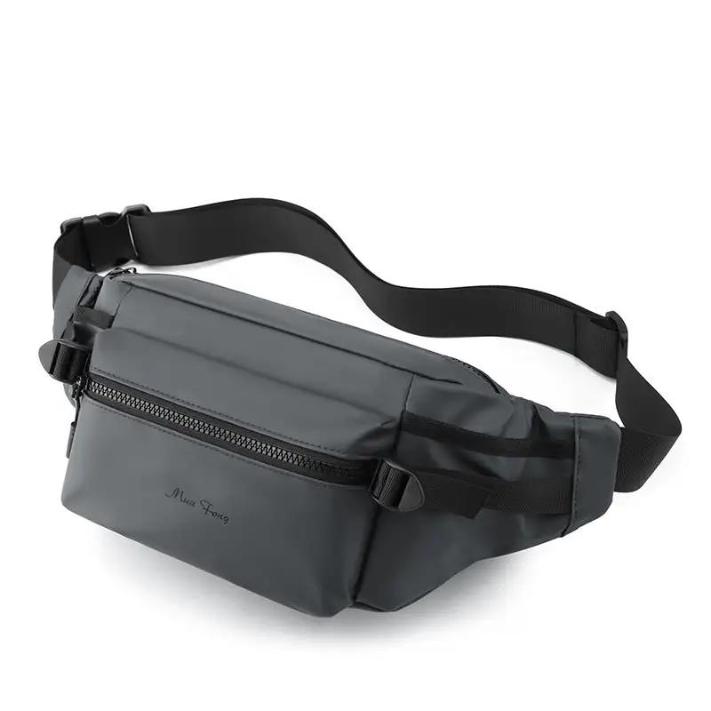 WILKYs0Fashion Fashion Waist Bag Sports Waterproof Outdoor Multifunctional Mo
 Product information:
 
 Pattern: solid color
 
 Lining texture: Polyester
 
 Color: black, gray, Army Green
 
 Processing Method: soft surface
 
 Outer bag type: S