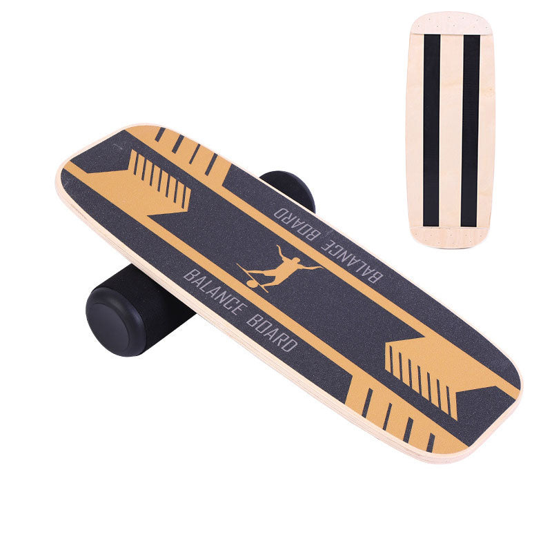 WILKYs0Non Slip Yoga Balance Board Rehabilitation Training Wood
 Product information:
 


 Product name: balance plate
 
 Color: blue/yellow
 
 Size: length 73.5 * width 28 * height 1.8cm
 
 Material: 18mm birch veneer multilaye