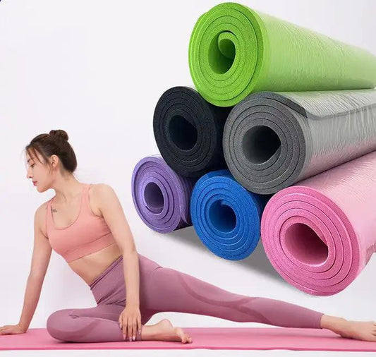 WILKYs0Spread Towels And Lengthen NBR Yoga Mats To Widen And Thicken Dance Fi
 Product information:
 
 Thickness: 10 (mm)
 
 Product Category: Yoga Mat
 
 Specifications: 183*61*0.8CM yoga mat, 183*61*0.8CM+ straps, 183*61*0.8CM+ straps + net