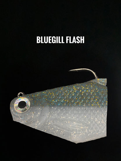6" Bacca Burrito Medium Sink Swimbait – Premium Fishing Lure - WILKYs