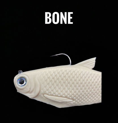 6" Bacca Burrito Medium Sink Swimbait – Premium Fishing Lure - WILKYs