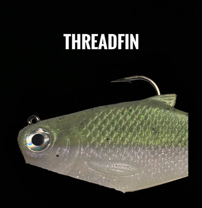 6" Bacca Burrito Medium Sink Swimbait – Premium Fishing Lure - WILKYs