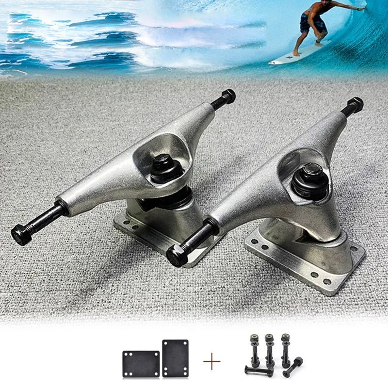 6.25in Silver Surf Skate Truck for Longboard Steering Bracket - WILKYs