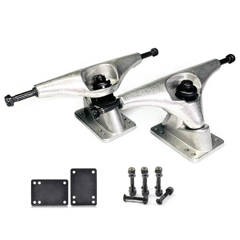 6.25in Silver Surf Skate Truck for Longboard Steering Bracket - WILKYs