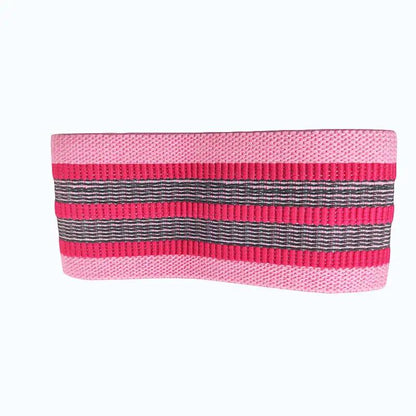 Yoga fitness elastic band for beautiful buttocks, pink color, strong resilience.