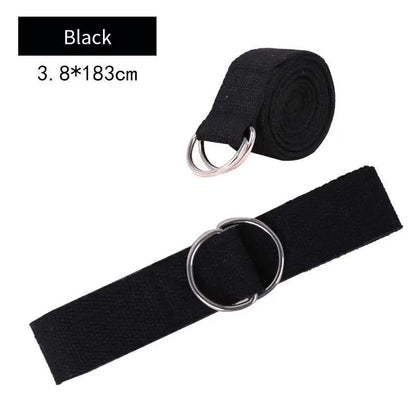 WILKYsFitness equipmentPure Cotton Yoga Stretch Belt Fitness Tension BeltTake your yoga practice to the next level with our Pure Cotton Yoga Stretch Belt! This fitness tension belt is made of high-quality cotton, providing comfort and sup