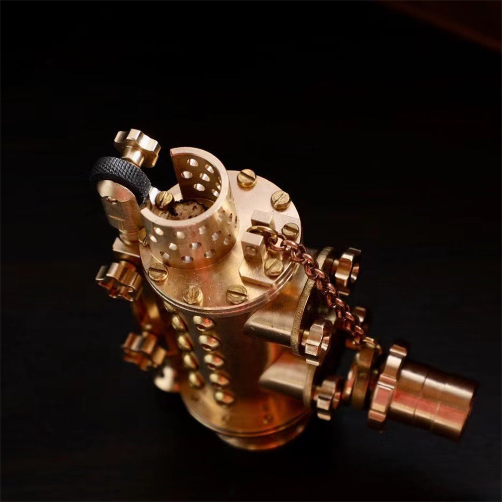 WILKYs0All Copper Handmade Mechanical Punk Kerosene Lighter Trench Machine
 
 Product information :
 
 


 
 Color: Brass
 
 
 
 Material: all copper
 
 
 
 Style: modern minimalist
 
 
 
 Types of lighter oil: kerosene
 
 
 Style: Shaft e