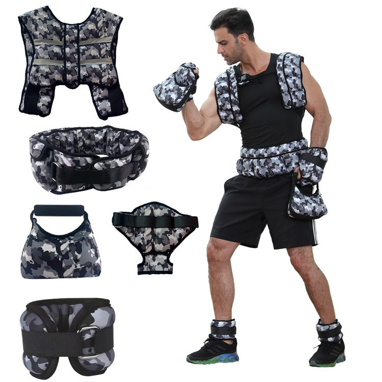 WILKYs0Weight-bearing Sandbag Full Body Training Suit Fitness
 Product information:
 


 Material: Emery Polyester Fiber
 
 Applicable scenes: running sports, fitness equipment, fitness and body, sports trends, cycling sports,
