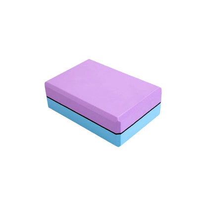 WILKYs0Two-color Yoga Brick Eva Thickening Yoga Auxiliary Yoga Brick Foam Dan
 Product information:
 


 Material: EVA
 
 Thickness: 72 (mm)
 
 Product Category: Yoga Brick
 
 Specification: 22.8*15.2*7.2 (cm)
 
 Applicable scene: fitness equ