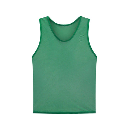 6PCS Children Adults Soccer Pinnies Quick Drying Football Jerseys Vest Scrimmage Practice Sports Vest Breathable Team Training - WILKYs