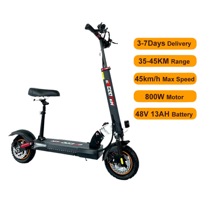 E-Scooter 800W Powerful Electric Kick Scooter Anti-skid Off Road Tire 45KM/H e Scooter 45km 55km Range