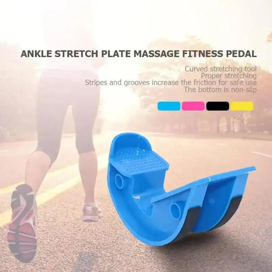 WILKYs0Foot Stretcher Rocker Calf Ankle Stretch Board For Achilles Tendonitis
 Overview:
 
 1. Bend the stretching tool.
 
 2. Properly stretch.
 
 3. Scratches and grooves increase friction to ensure safe use.
 
 4. Bottom slip
 
 
 


 Feat