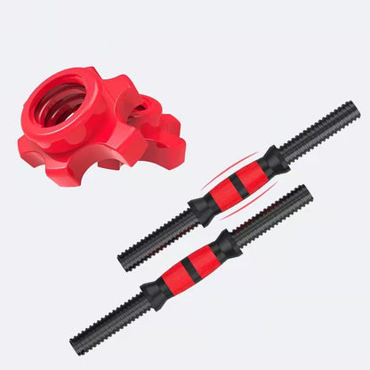 WILKYs0Household Multi-specification Adjustable Dumbbell Disassembly Barbell
 Product Information：
 


 Material: PE
 
 Specification: 25 (cm)
 
 Applicable scenarios: running sports, fitness equipment, health massage
 
 Weight: 10kg pair of