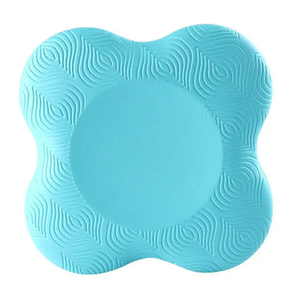 WILKYs0Yoga Flat Support Pad
 100% brand new and high quality
 
 Features:
 
 High quality round yoga mat.
 
 PU rubber material, non-toxic and tasteless, soft and durable.
 
 The design is cle