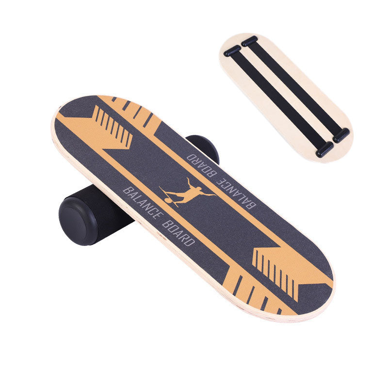 WILKYs0Non Slip Yoga Balance Board Rehabilitation Training Wood
 Product information:
 


 Product name: balance plate
 
 Color: blue/yellow
 
 Size: length 73.5 * width 28 * height 1.8cm
 
 Material: 18mm birch veneer multilaye