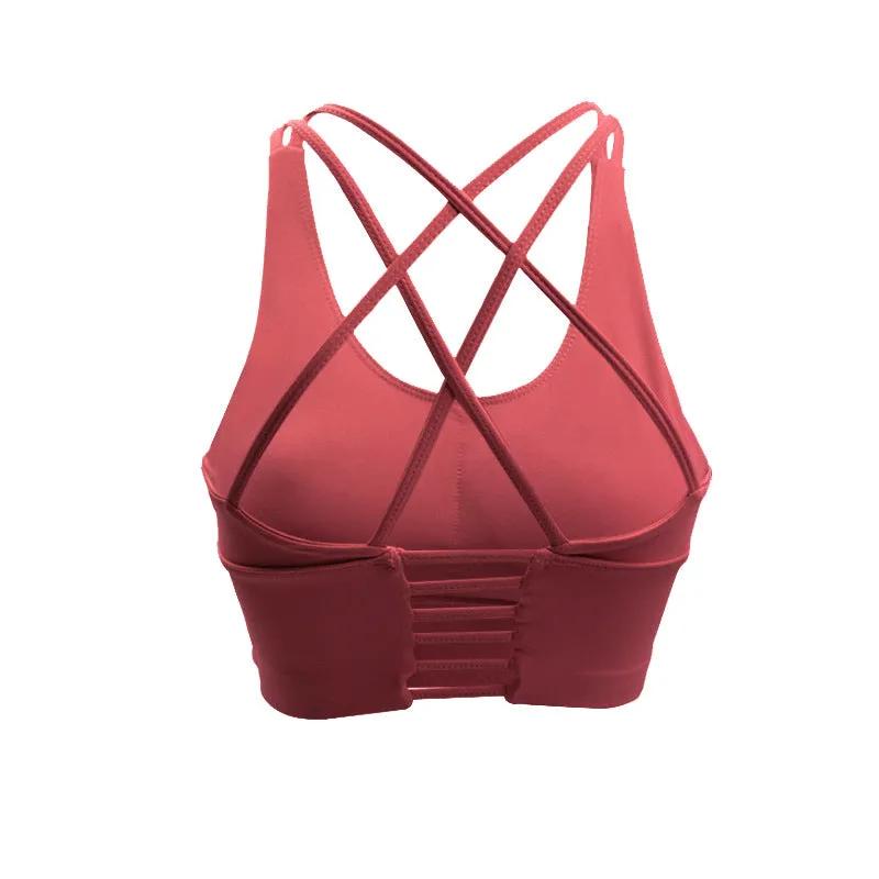 WILKYs0Yoga vest-style fitness bra
 Main fabric composition: nylon/nylon
 
 The content of the main fabric composition: 87 (%)
 
 Lining composition: spandex
 
 Lining ingredient content: 13 (%)


 
